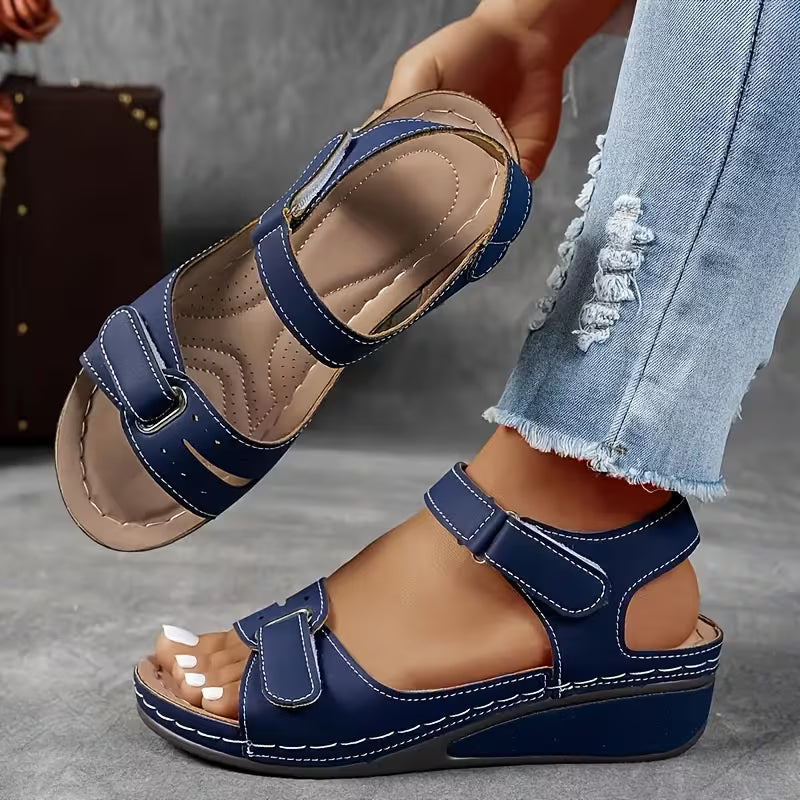 Sandały na koturnie Lidia Sek Perfect-Fit Strap