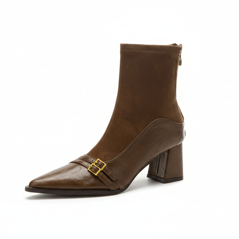 Eleganckie, rozciągliwe, spiczaste buty marki Lidia Sek