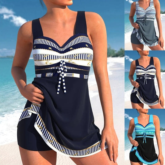 Chic Plus Size Split Skirt Bikini by Lidia Sek