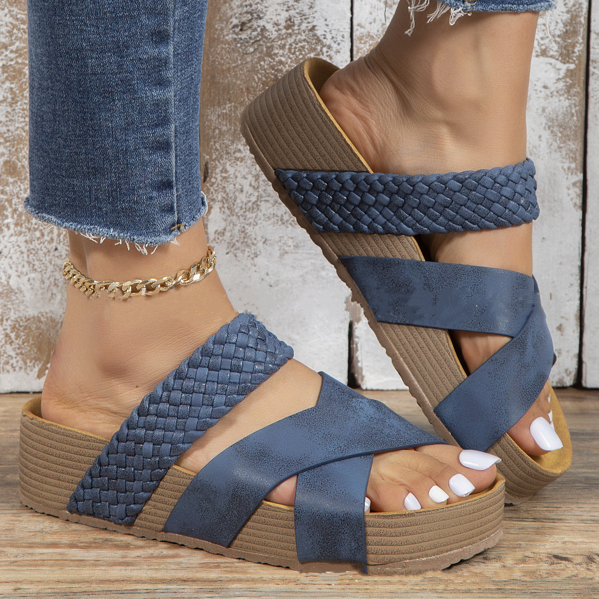 Sandały codzienne Woven Comfort Lidia Sek