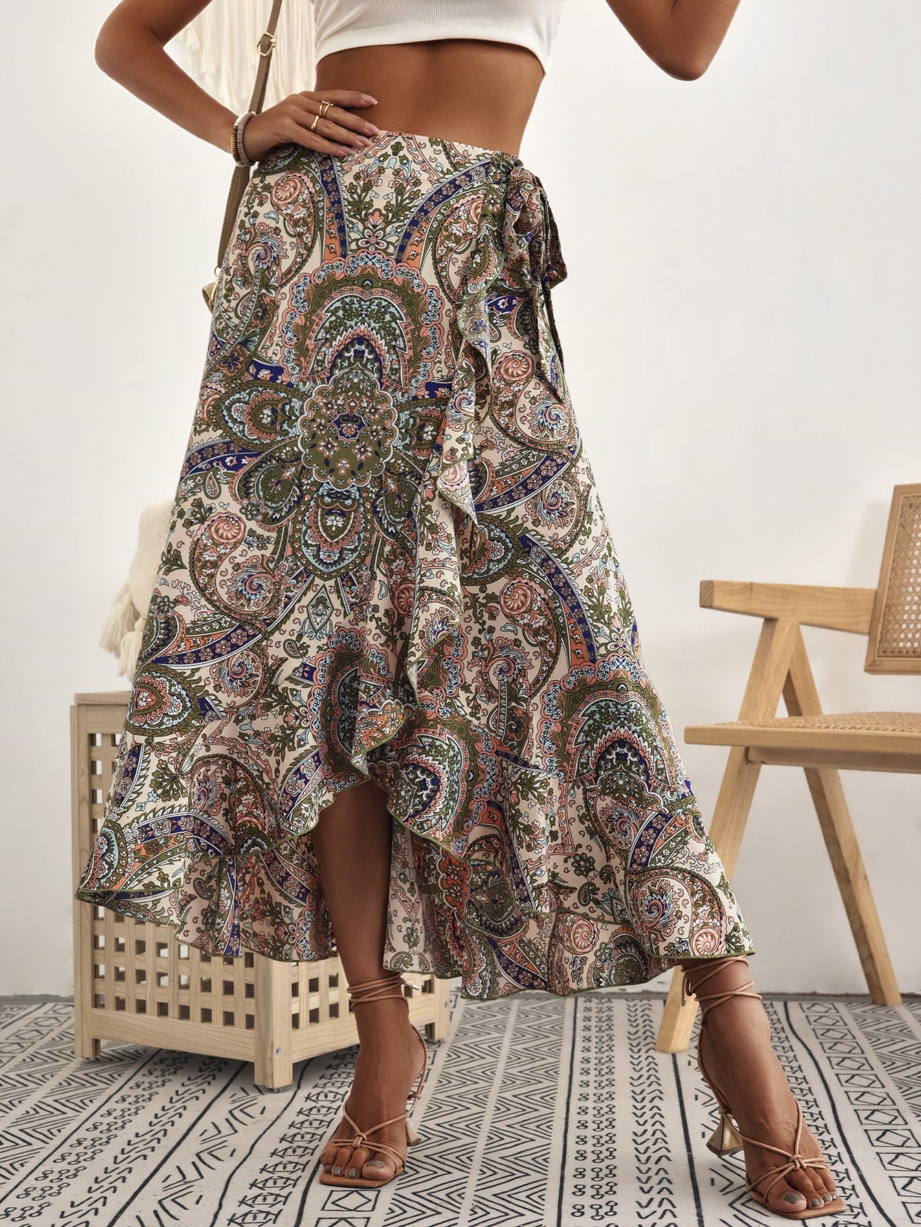 Spódnica Boho Ruffle Lidia Sek inspirowana Pinterestem