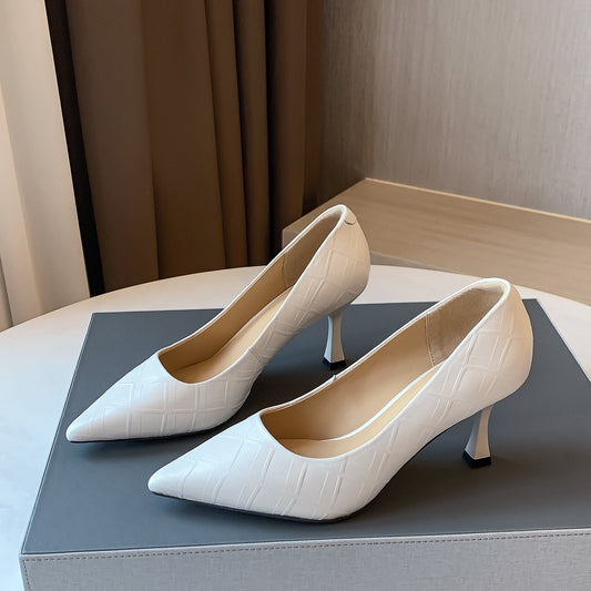 Eleganckie szpilki z owczej skóry od Lidia Sek