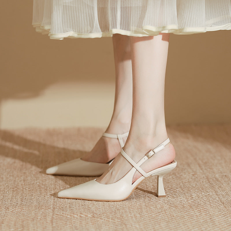 Elegant Lidia Sek Pointed Toe High Heel Sandals