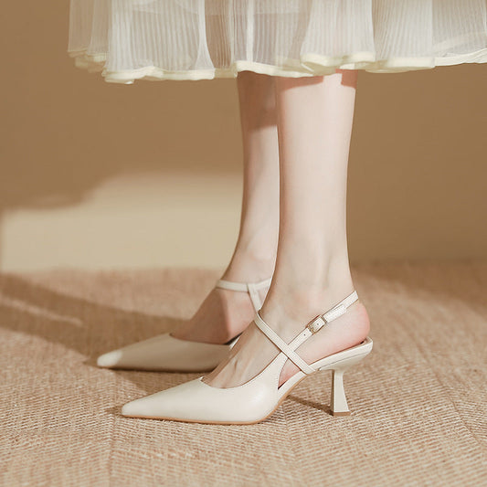 Elegant Lidia Sek Pointed Toe High Heel Sandals
