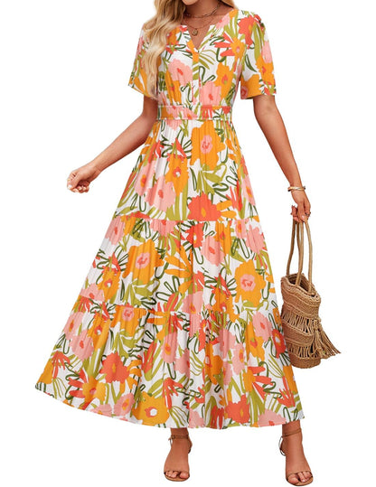Sukienka maxi w kwiaty Lidia Sek Summer Comfort