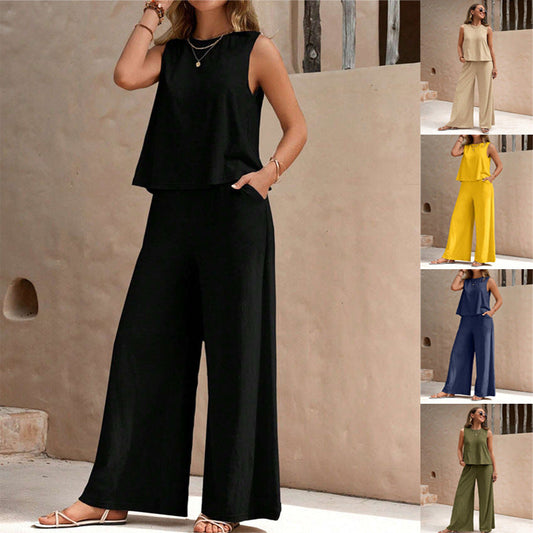 Elegant Loose Cotton Set by Lidia Sek