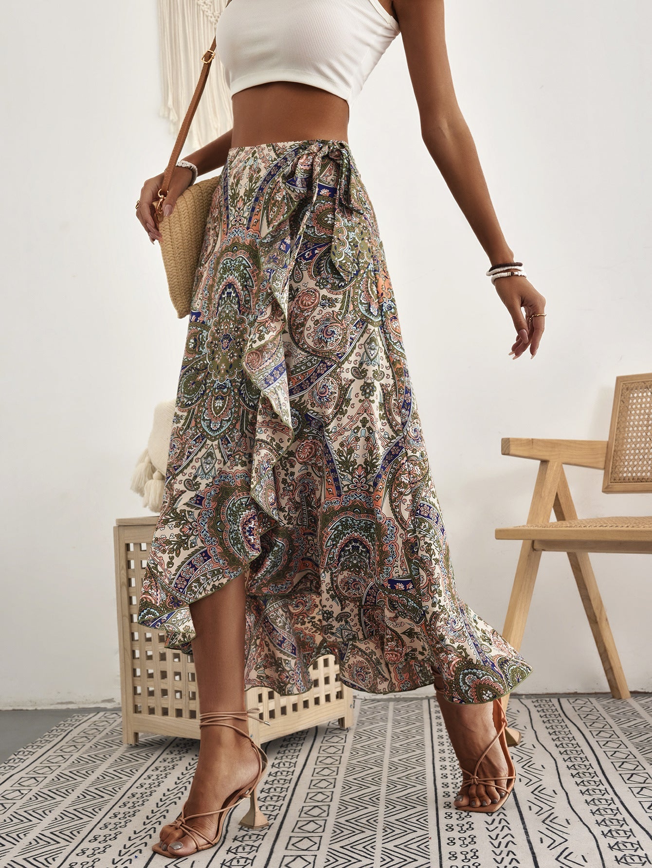 Spódnica Boho Ruffle Lidia Sek inspirowana Pinterestem