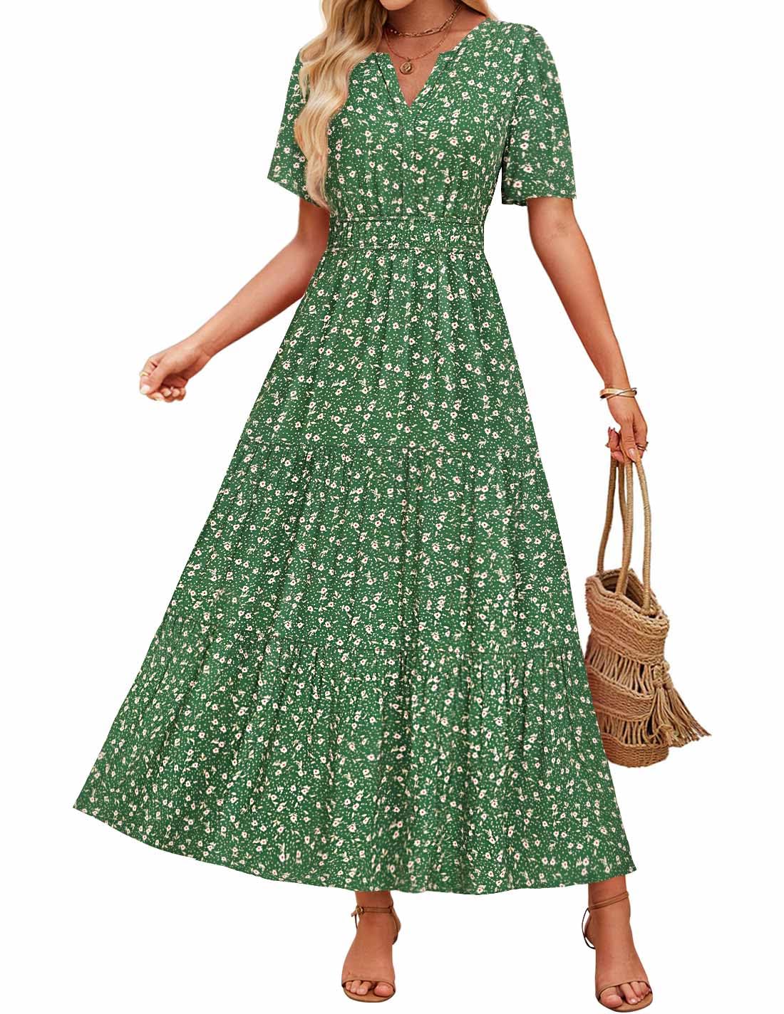Sukienka maxi w kwiaty Lidia Sek Summer Comfort