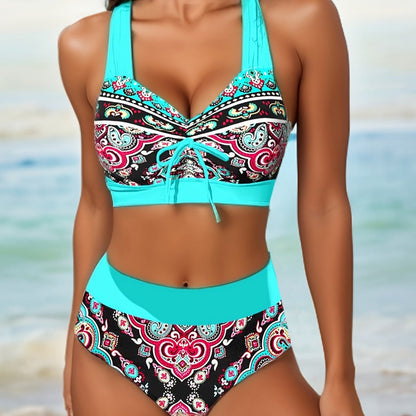 Vibrant High Waist Bikini by Lidia Sek