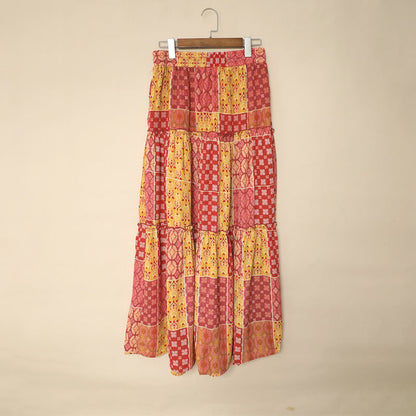 Spódnica maxi Lidia Sek z nadrukiem w stylu boho